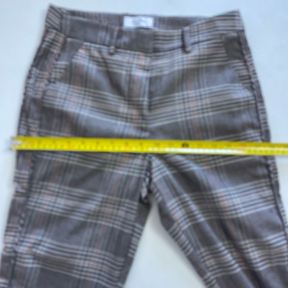 Hey You Plaid Kimmit Trousers with Black Slit Elastic Cuffs – Size 2 - Picture 6 of 13